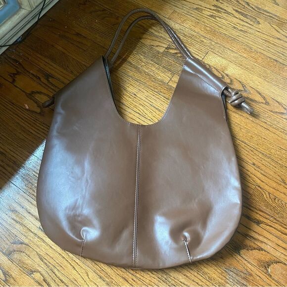Amazon Elegant Brown PU Shoulder Bag - Picture 3 of 7